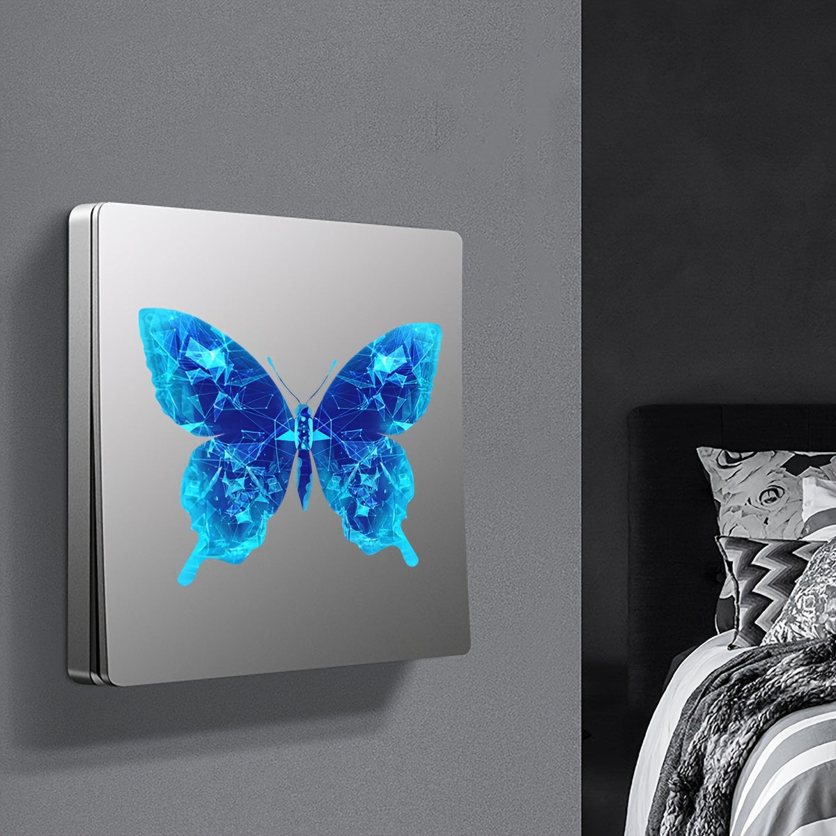 Luminous Butterfly Wall Sticker For Bedroom Switch