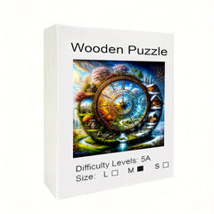 Seasonal Wooden Puzzles Home Decor - Perfect Gift Idea