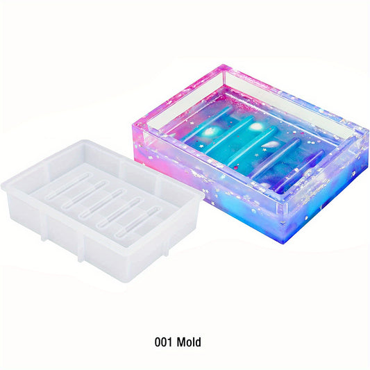 Epoxy Resin Agate Soap Dish Mold