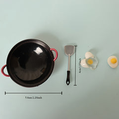 Mini Kitchen Utensil Set for Dollhouse Decoration