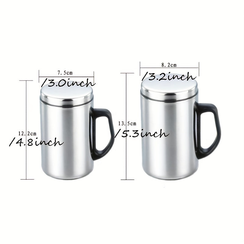 Insulated Water Cup With Lid 350ml 500ml for Outdoor Sports Camping Picnic