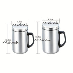 Insulated Water Cup With Lid 350ml 500ml for Outdoor Sports Camping Picnic