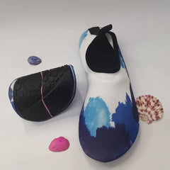 Tie Dye Quick Dry Beach Shoes Non Slip Soft Sole Water Park Wading