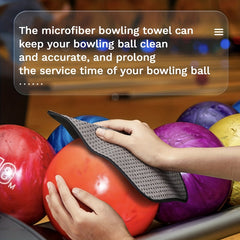 Anti slip Plastic Bowling Ball Towel Bowling Rag Cleaning Pad