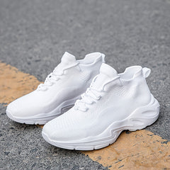 Women's Mesh Sneakers Lace Up Running Shoes for Fitness Workout