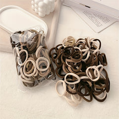 50pcs Hair Ties for Women, Elastic and Durable Rubber Bands for Ponytails