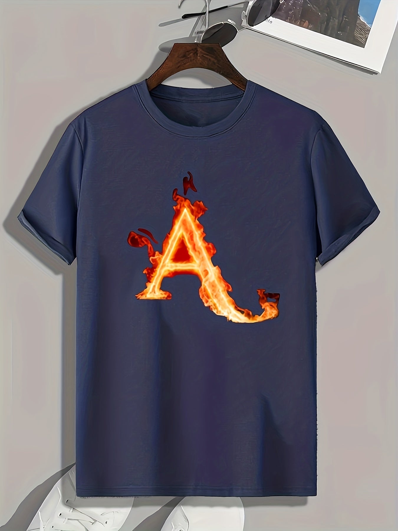A Print Men's Graphic T shirt Casual Comfy Tees For Summer Mens Clothing