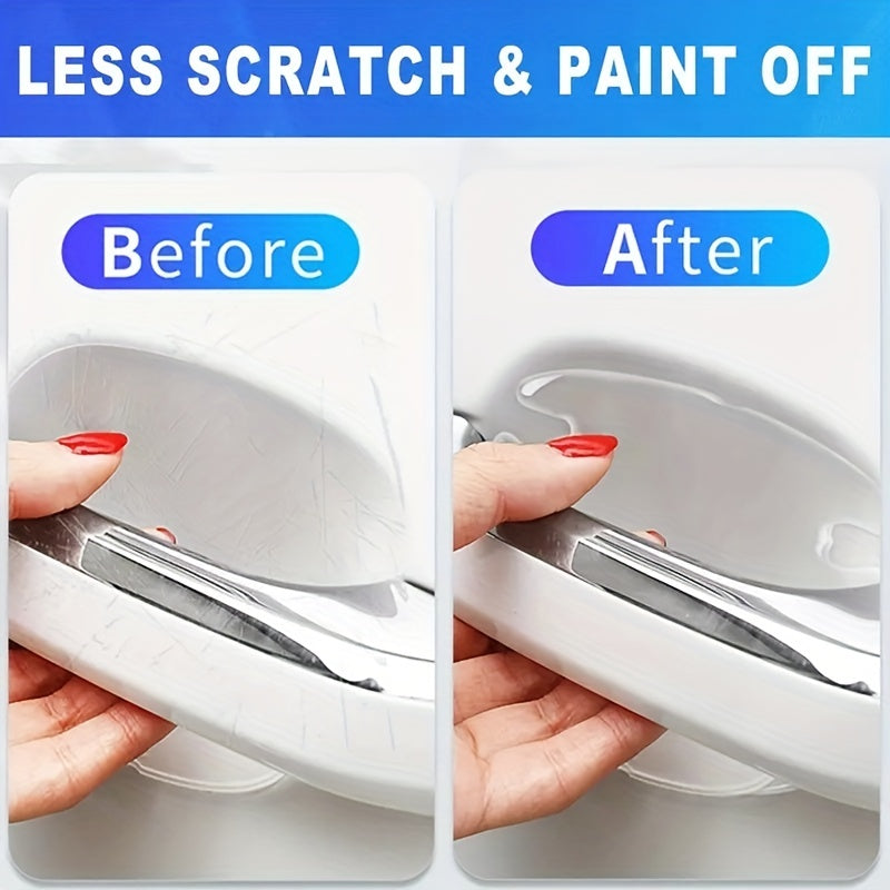 Car Handle Bowl Scratch Protective Stickers Rearview Mirror Protection Strip