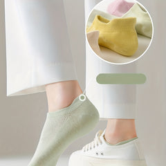 10 Pairs Mesh Ribbed Short Socks for Women