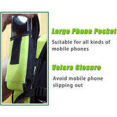 Tool Belt Suspenders for Carpenter with Phone Holder Pencil