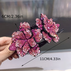 Acrylic Flower Hair Clip Large Vintage Headwear