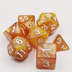 7pcs Sided Dice Set Table Games Funny Dice Game Family Gathering