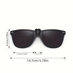 Men's Polarized Clip On Sunglasses UV Protection Anti Glare Driving Glasses