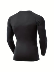 3 Pcs Men's Thermal Compression Shirts Winter Base Layer Top