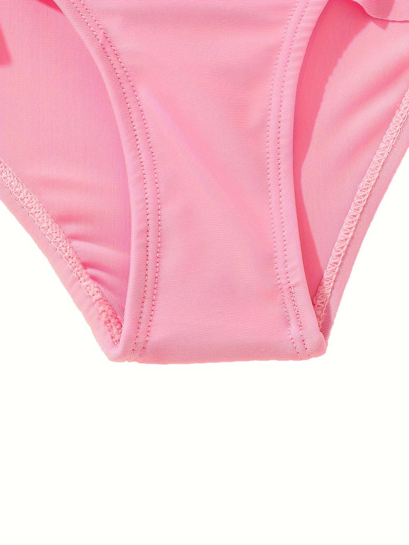 Girls Watermelon Graphic Top & Ruffle Trim Briefs Set