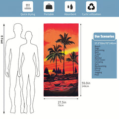Mutao Microfiber Beach Towel Quick Drying Soft 69x139cm