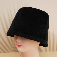 Women's Vintage Bucket Hat Fall Winter Brim Basin Hat