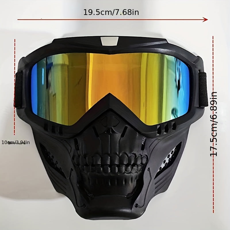 Windproof Helmet Goggle Mask UV Protection Men
