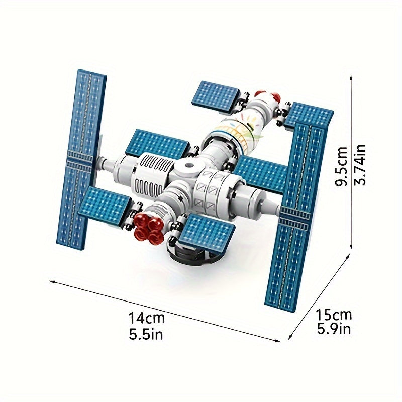 Space Station Assembly Toys Aviation Model Building Blocks