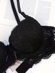 Lace Push Up Bra Sexy & Comfortable Bow Tie Lingerie