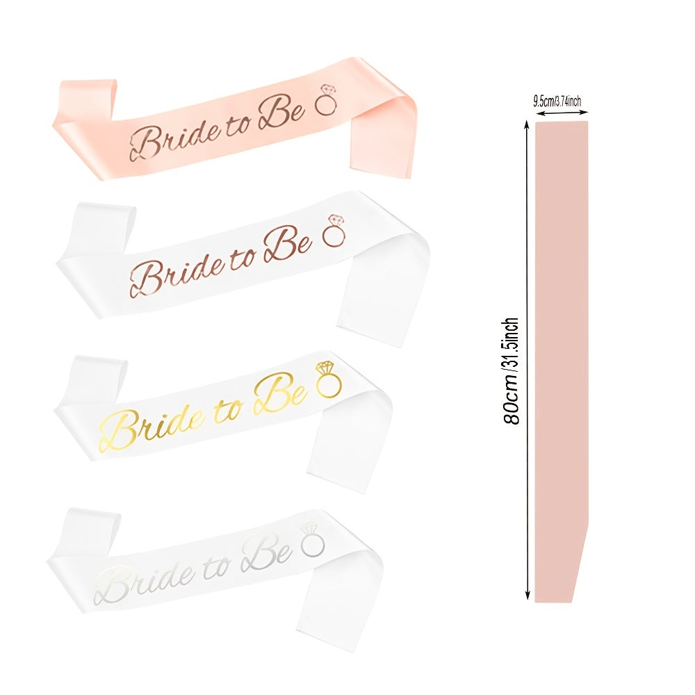Bride To Be Bridal Sash Wedding Bridal Party Supplies