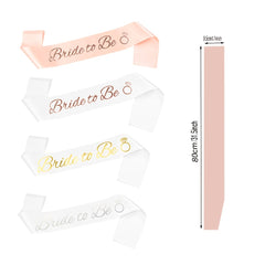 Bride To Be Bridal Sash Wedding Bridal Party Supplies