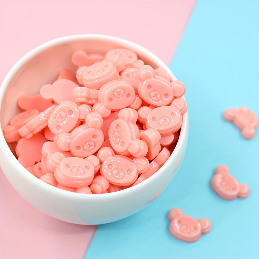 Resin Bear Chocolate Headwear Accessories DIY Materials