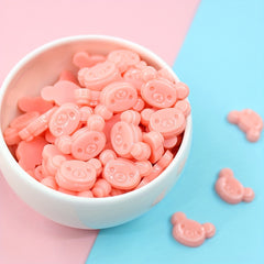 Resin Bear Chocolate Headwear Accessories DIY Materials
