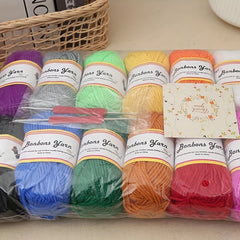 12 Rolls DIY Knitting Yarn Handwork Woolen Painting Crafts Decoration 12 X 50g