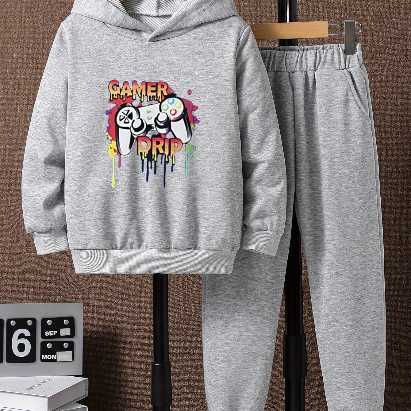 GAMER DRIP Boys Hoodie & Sweatpants Set