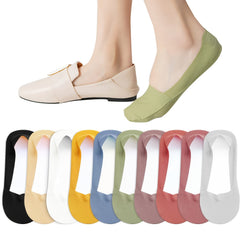 Invisible Ankle Socks Comfy & Breathable Thin Low Cut Boat Socks for Women