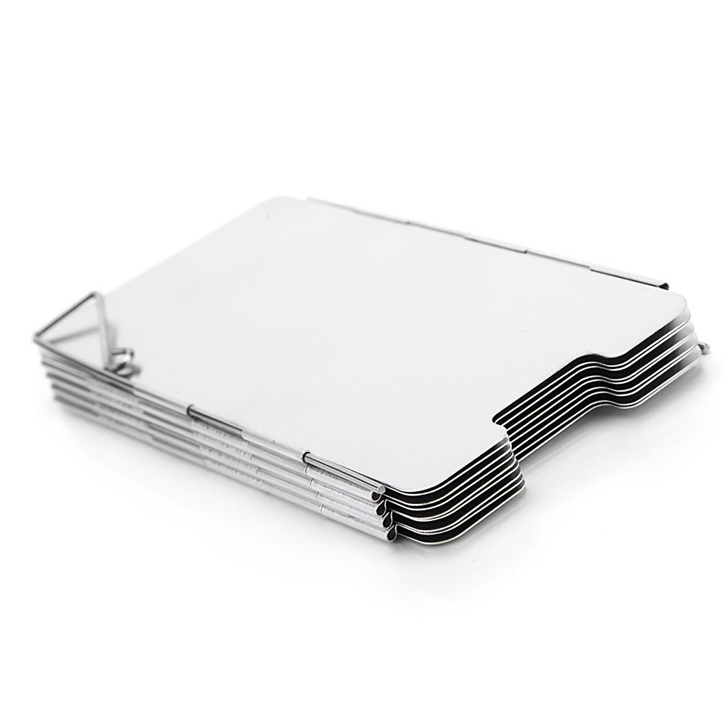 Foldable Gas Stove Windshield 10 12 Plates Windproof Screen