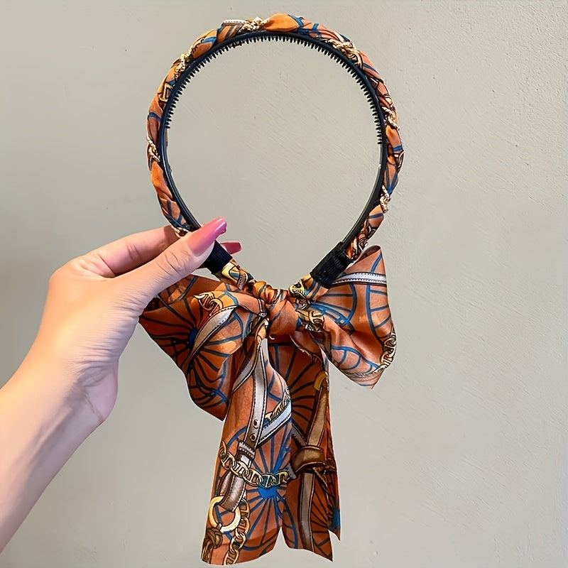 Girls Chain Streamer Hair Hoop Headwear Holiday Party Gift Kids Hair Accessories