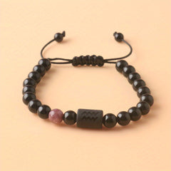 12 Constellation Couple Bracelet Stone Bracelets For Women Men
