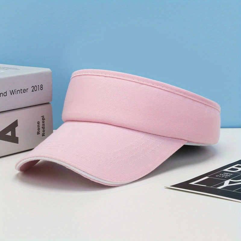 Candy Sports Visor Hat Lightweight Sun Hat Summer Sunshade Baseball Cap