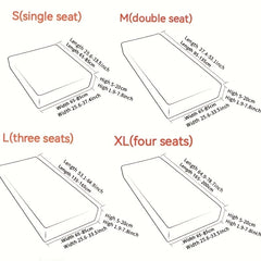 Elastic Sofa Slipcover All Seasons Universal Modern Dustproof Sofa Cover