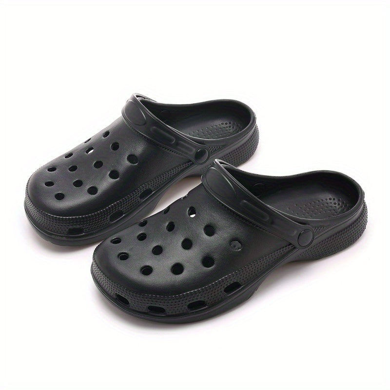 Unisex Lightweight Comfy Clogs Hollow Out Garden Shoes