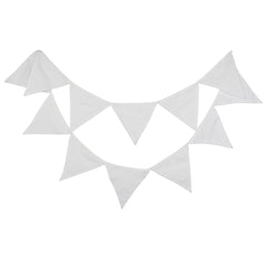 Vintage Floral Triangle Flag Fabric Banner Bunting Garlands for Wedding
