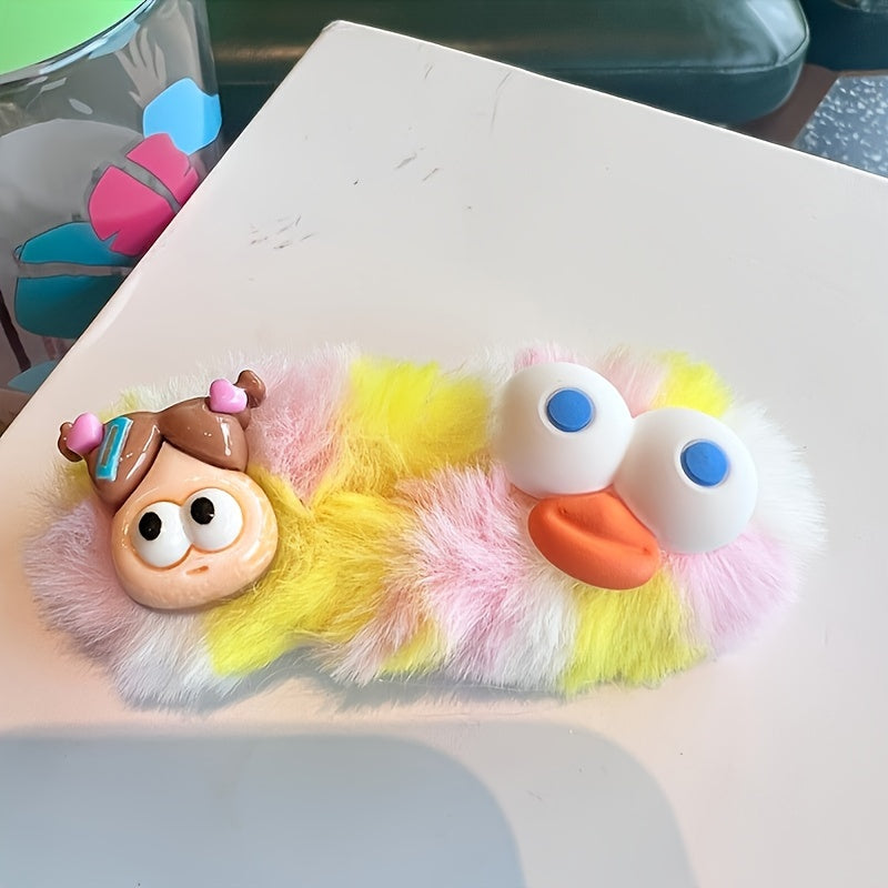 Soft Plush Hairpin Hair Clip