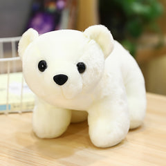 Polar Bear Plush Toy Soft Stuffed Animal Doll Room Decoration Birthday Gift