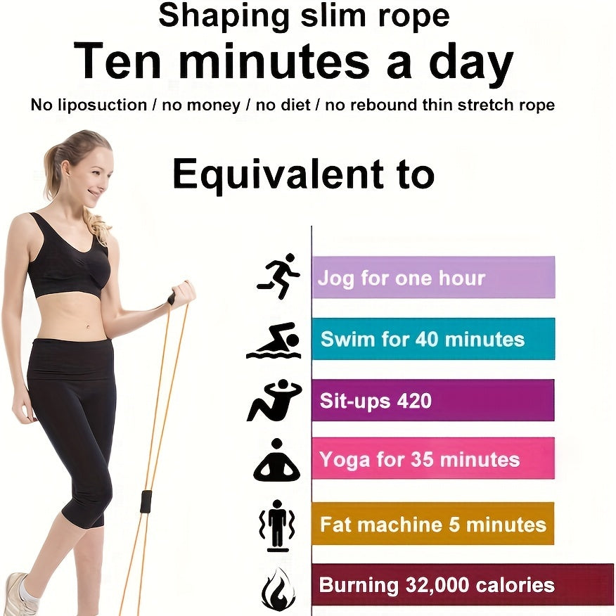 Yoga Tension Band Resistance Rope Fitness Training Equipment