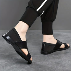 Men's Casual Slip On Slide Sandals Dress Up Summer Outdoor Walking Shoes