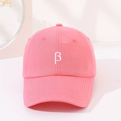 Solid Baseball Cap Embroidery Cotton Dad Hat Adjustable Sun Hat