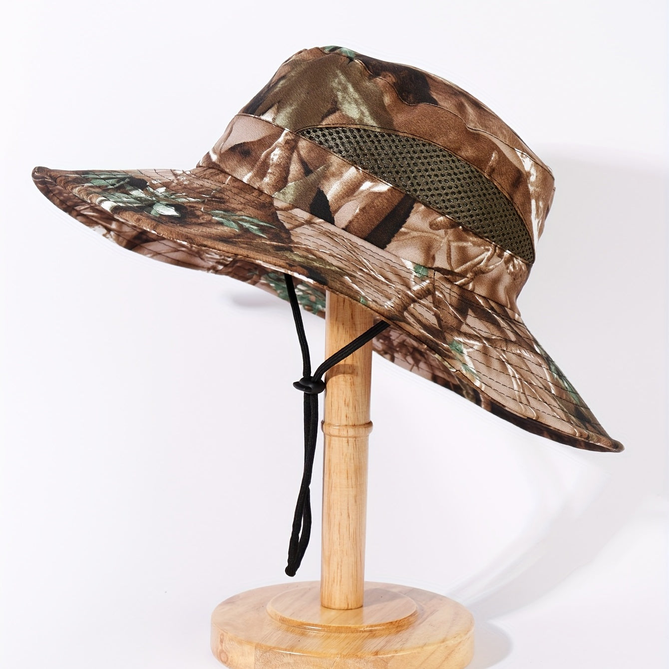 Camouflage Mesh Bucket Hat UV Protection Tactical Sun Hat