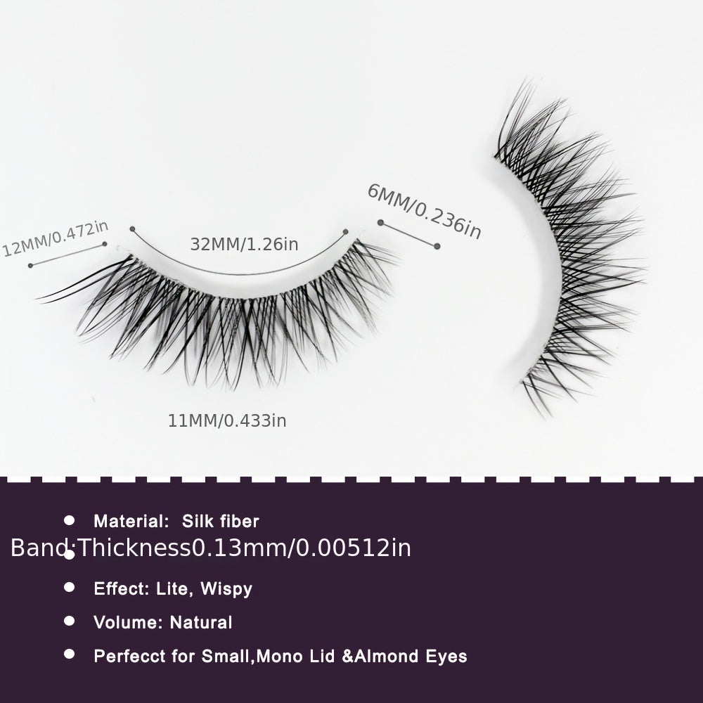 Palm Lashes Natural Look False Eyelashes Short Lashes TS01