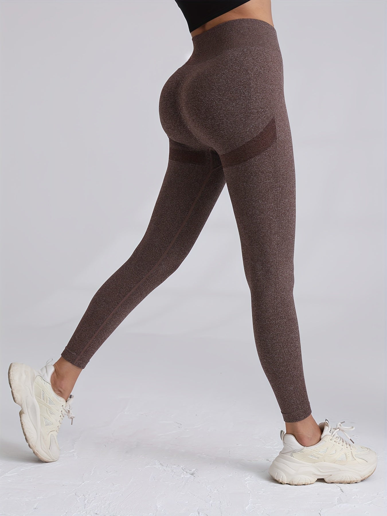 High Waist Seamless Yoga Leggings Stretch Slim Workout Tights Activewear