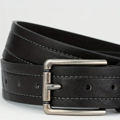 Men's Square Pin Buckle Leather Belt