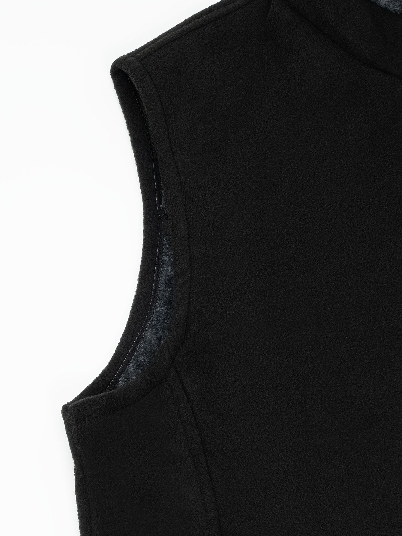 Men's Stand Collar Thermal Vest for Autumn Winter