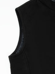 Men's Stand Collar Thermal Vest for Autumn Winter