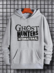 GHOST HUNTER Hoodie Men's Casual Graphic Pullover Hooded Sweatshirt